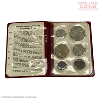 1972 Uncirculated Coin Year Set in Red Folder