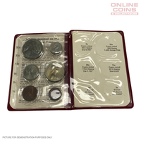 1972 Uncirculated Coin Year Set in Red Folder