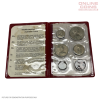 1973 Uncirculated Coin Year Set in Red Folder