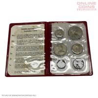 1973 Uncirculated Coin Year Set in Red Folder