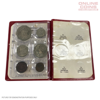 1973 Uncirculated Coin Year Set in Red Folder