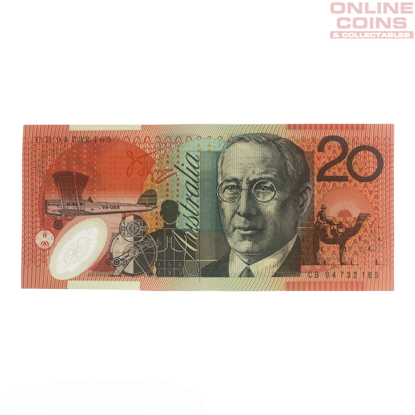 1994 Fraser Evans $20 Polymer Note - Almost Uncirulated