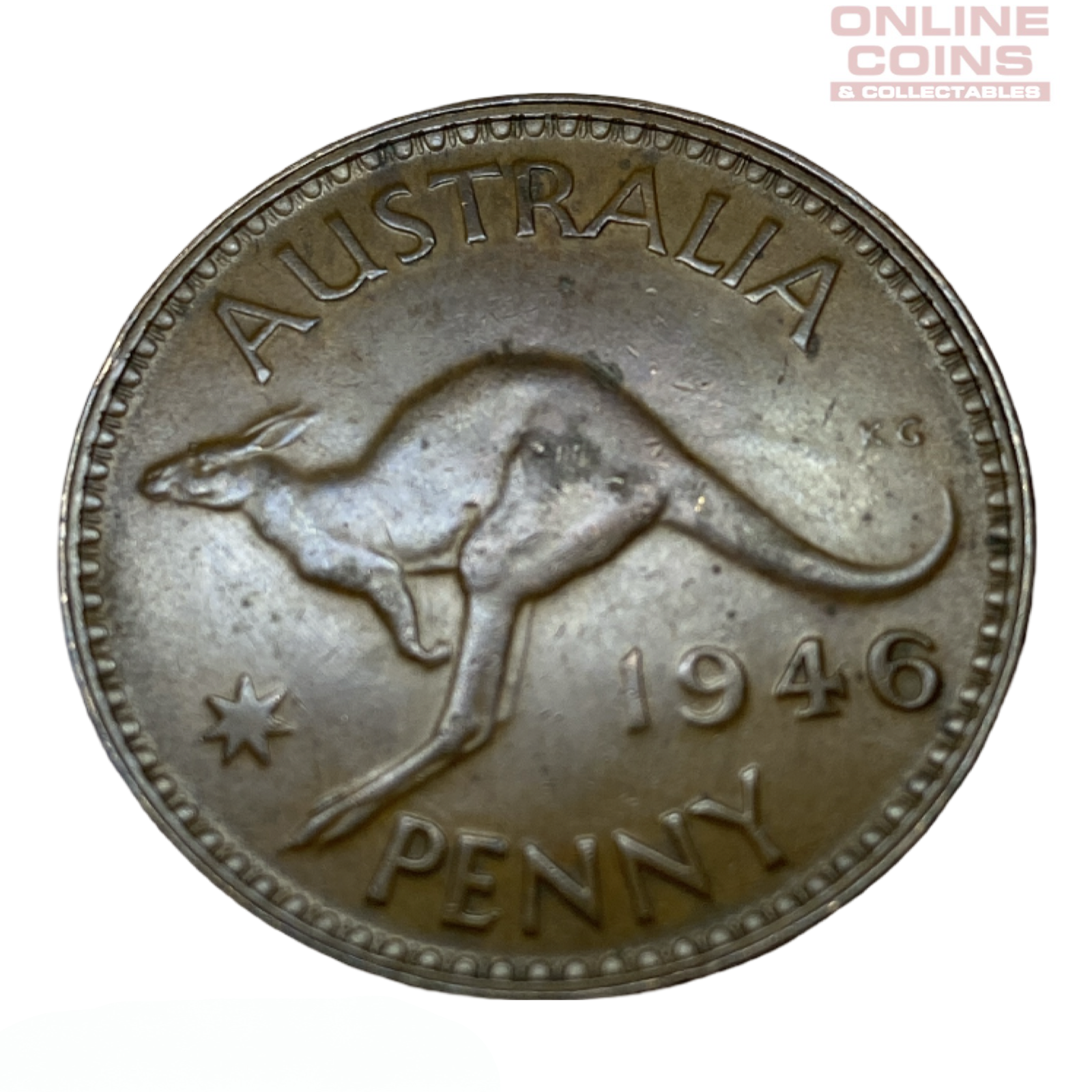1946 Australian Penny - Very Fine+