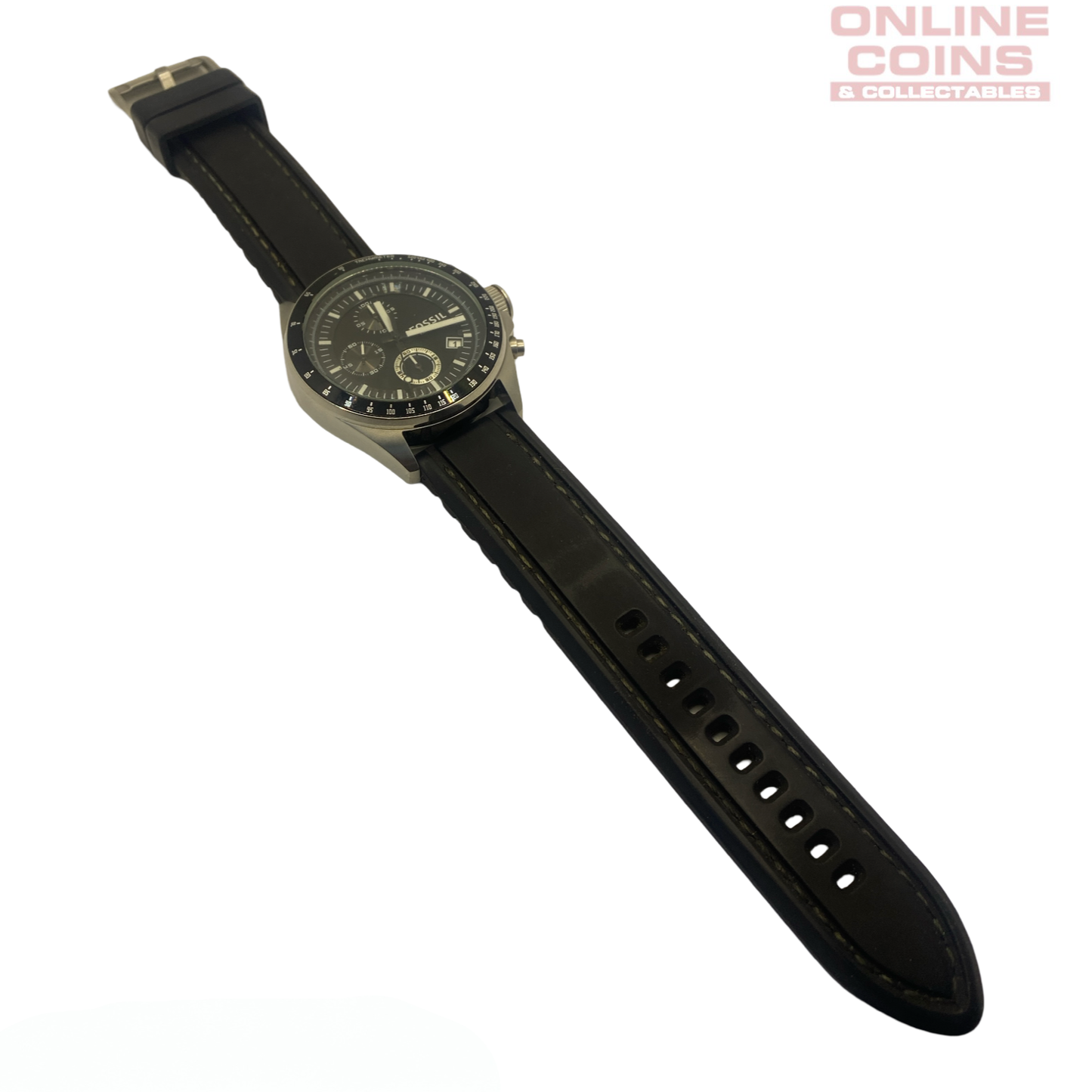 FOSSIL Decker CH2573 Gents Watch - Cleaned & Serviced - Original Strap