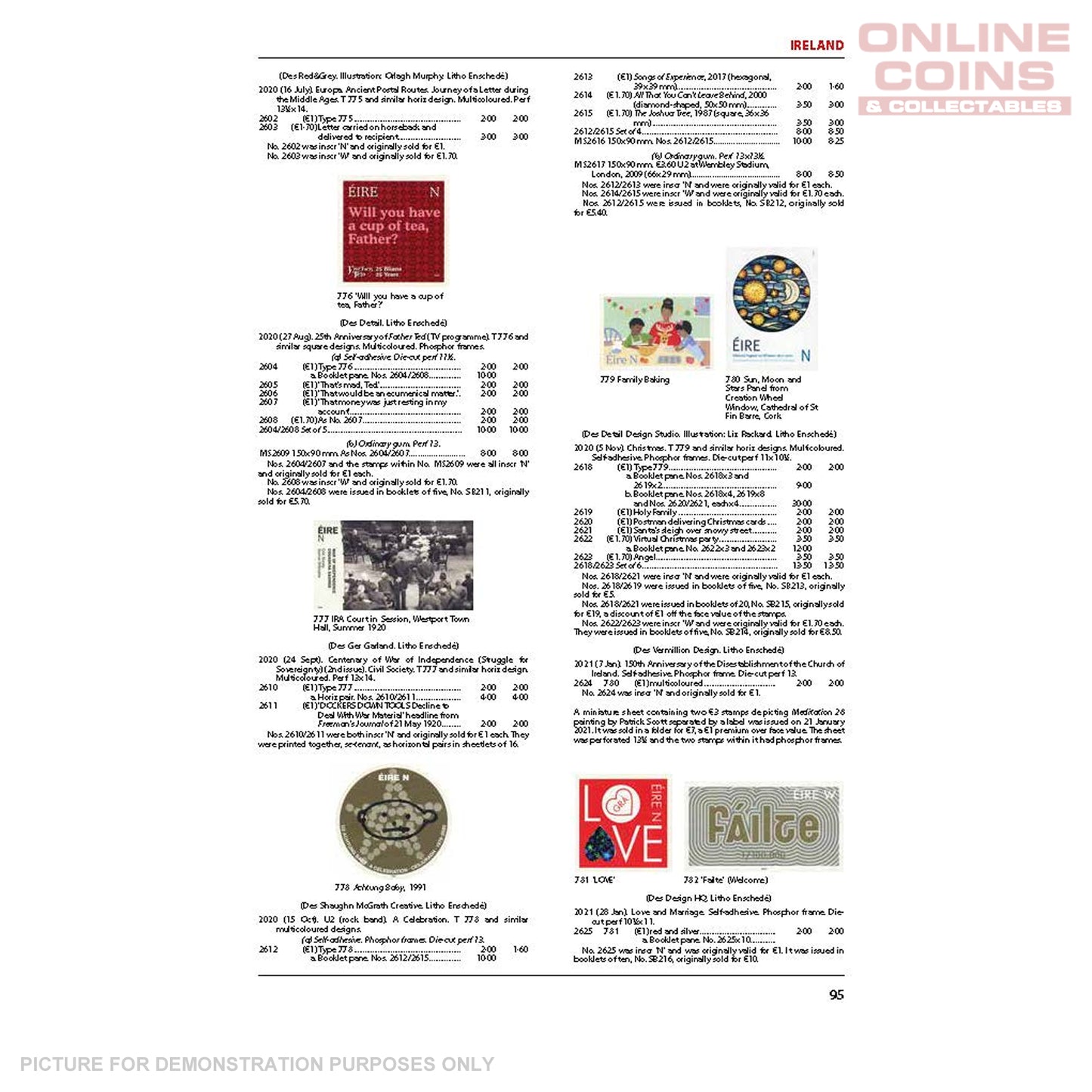 Stanley Gibbons Ireland Stamp Catalogue 8th Edition Online Coins and