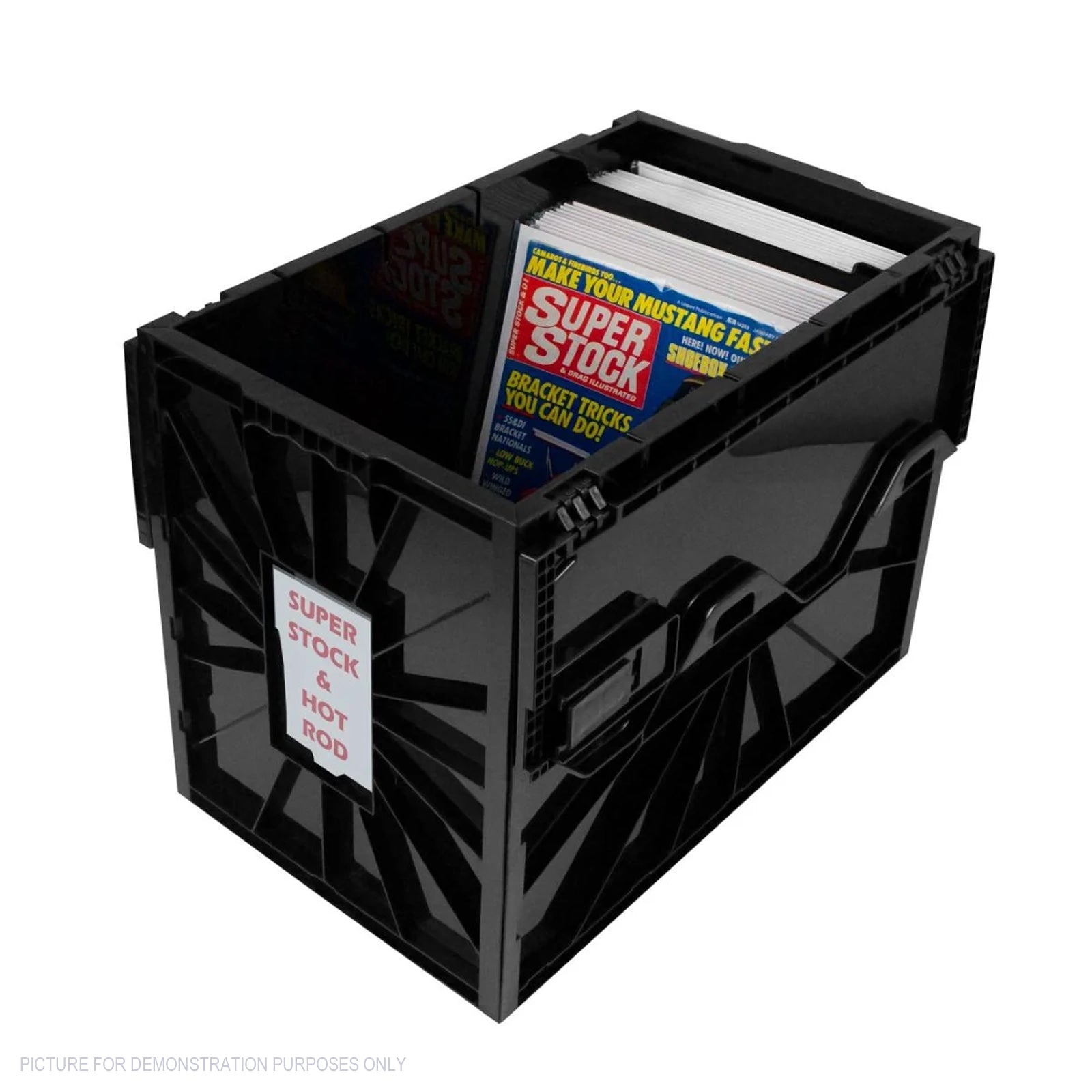 BCW Magazine & Document Bin - BLACK - PRE ORDER