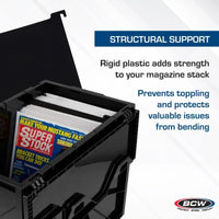 BCW Magazine & Document Bin Partition - BLACK - PRE ORDER