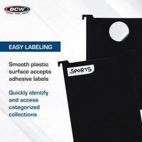 BCW Magazine & Document Bin Partition - BLACK - PRE ORDER