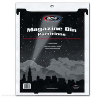BCW Magazine & Document Bin Partition - BLACK - PRE ORDER