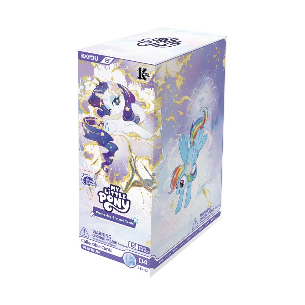 (LIMIT 1) Kayou My Little Pony Friendship Eternal Moon Edition Foil Pack Series 4 BOOSTER BOX (20 Packs)