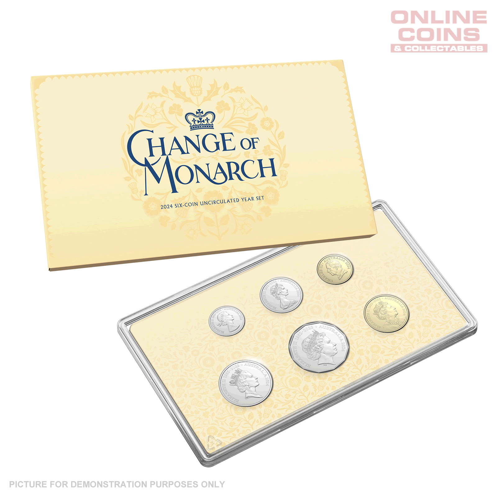 2024 Six Coin Uncirculated Year Set - Change of Monarch