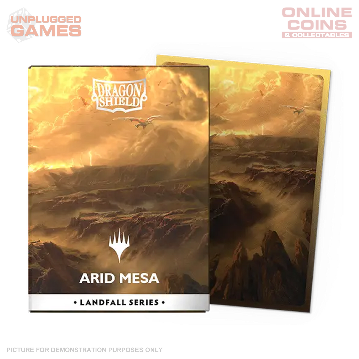 Dragon Shield Sleeves – Matte Dual Art –  MTG Landfall Series Arid Mesa