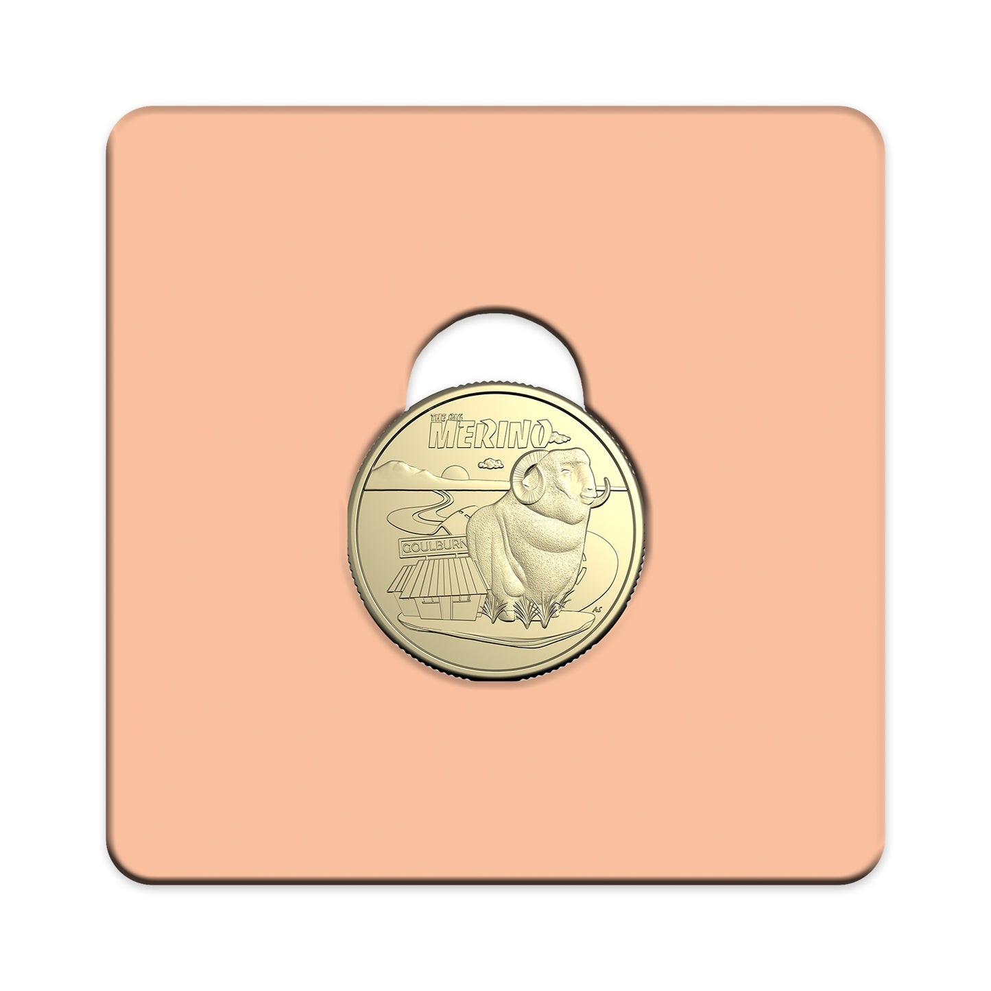 2025 Aussie Big Things 2 - Uncirculated $1 Coin in Card -  The Big Merino