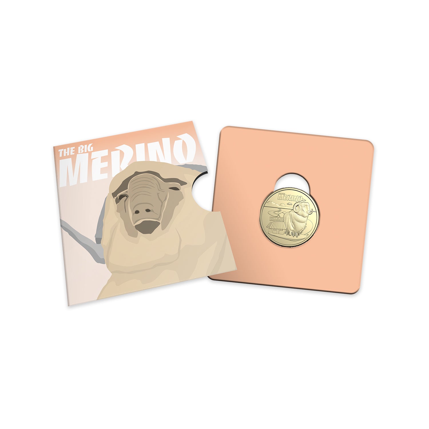 2025 Aussie Big Things 2 - Uncirculated $1 Coin in Card -  The Big Merino