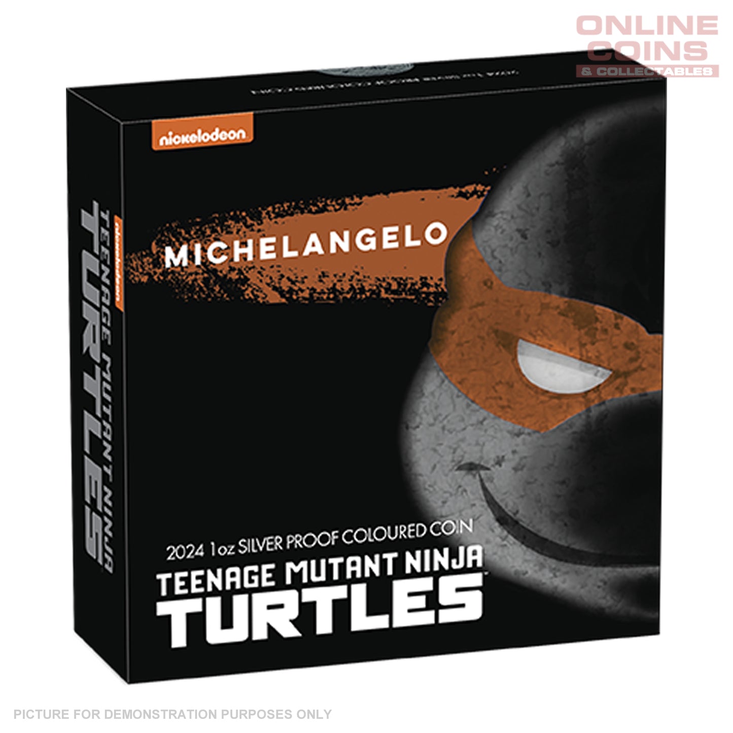 2024 Perth Mint 1oz Silver Proof Coloured Coin - TMNT Michelangelo