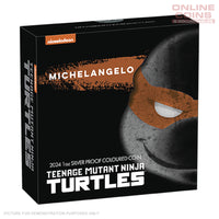 2024 Perth Mint 1oz Silver Proof Coloured Coin - TMNT Michelangelo