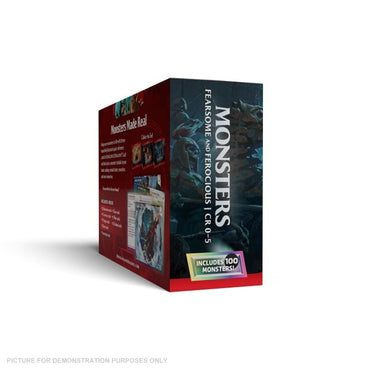 Dungeons & Dragons Reference Cards - Monsters - Fearsome And Ferocious - PREORDER