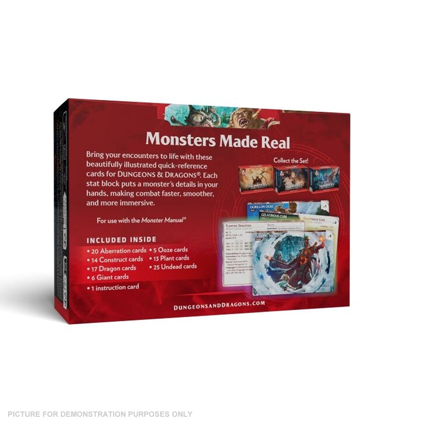 Dungeons & Dragons Reference Cards - Monsters - Fearsome And Ferocious - PREORDER