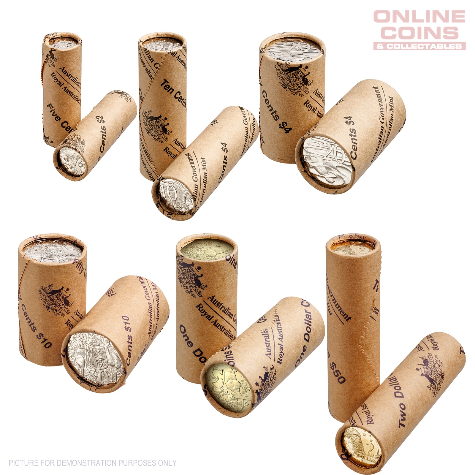 2026 RAM Non-Premium Rolled Coin Set Featuring Mob of Six Commemorative $1 Coin
