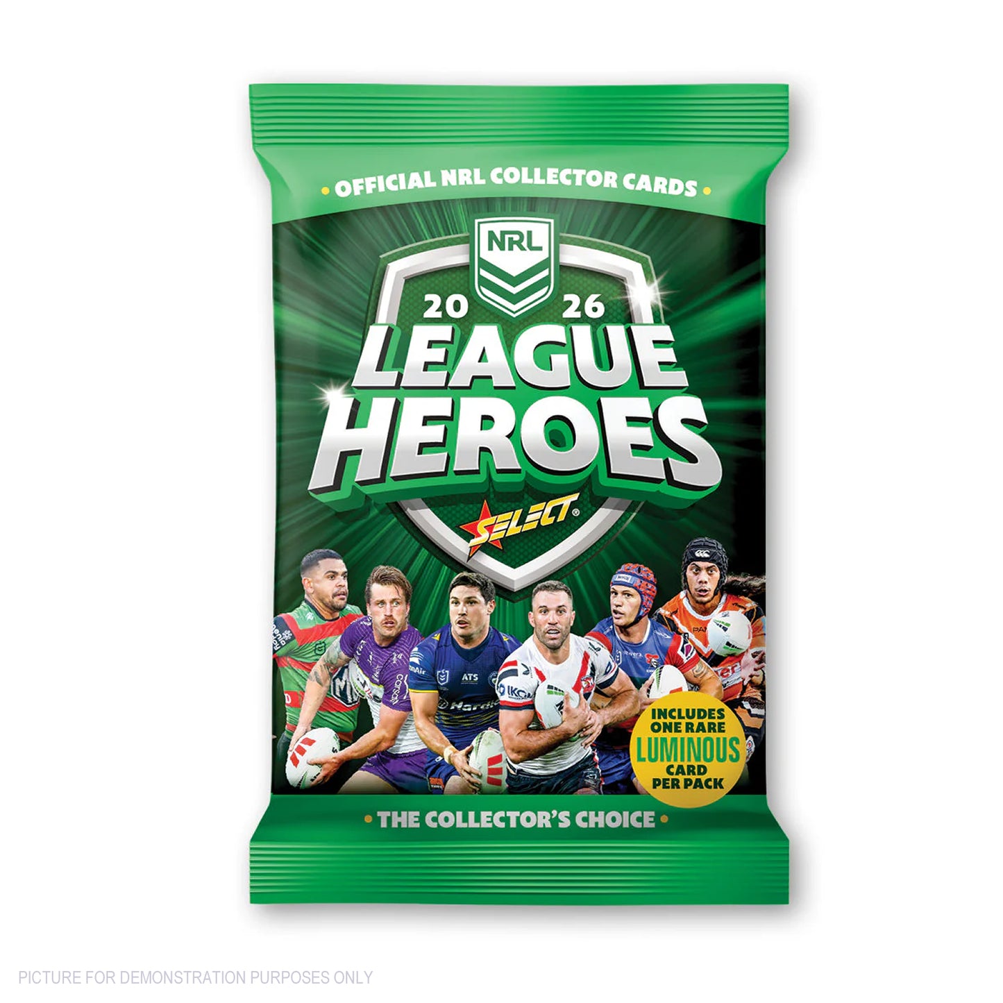 2026 NRL League Heroes Collector Cards SEALED Box (36 Packs)