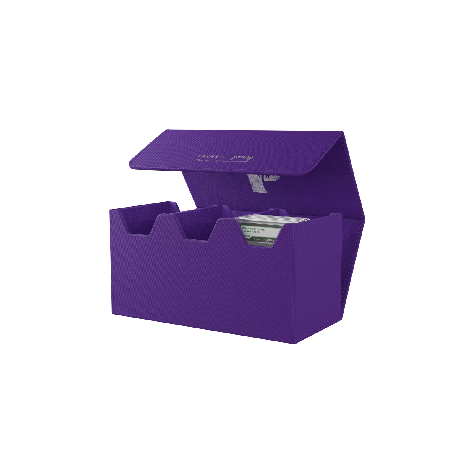 Palms Off Gaming - Collector's Series Graded Card Storage Case - Large - PURPLE