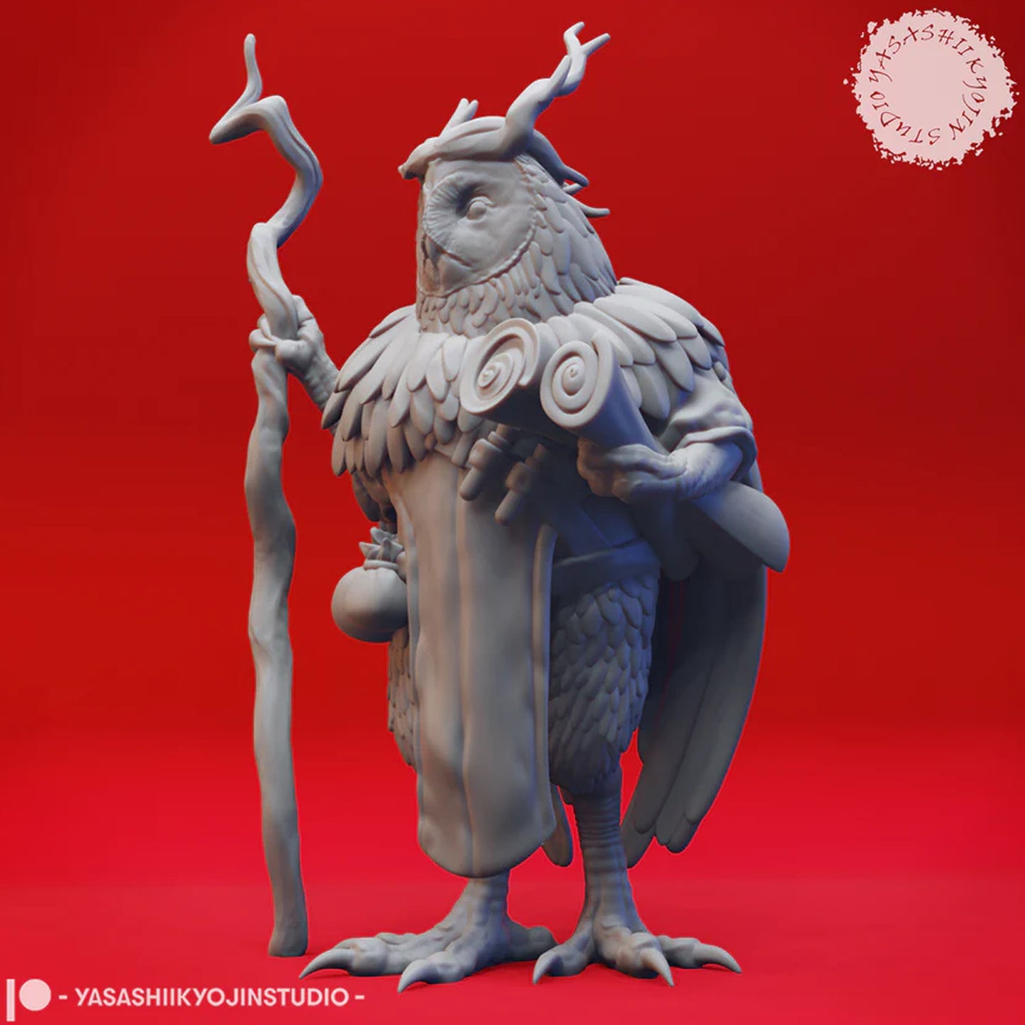 YKS Miniatures - Owlin - Druid (M)