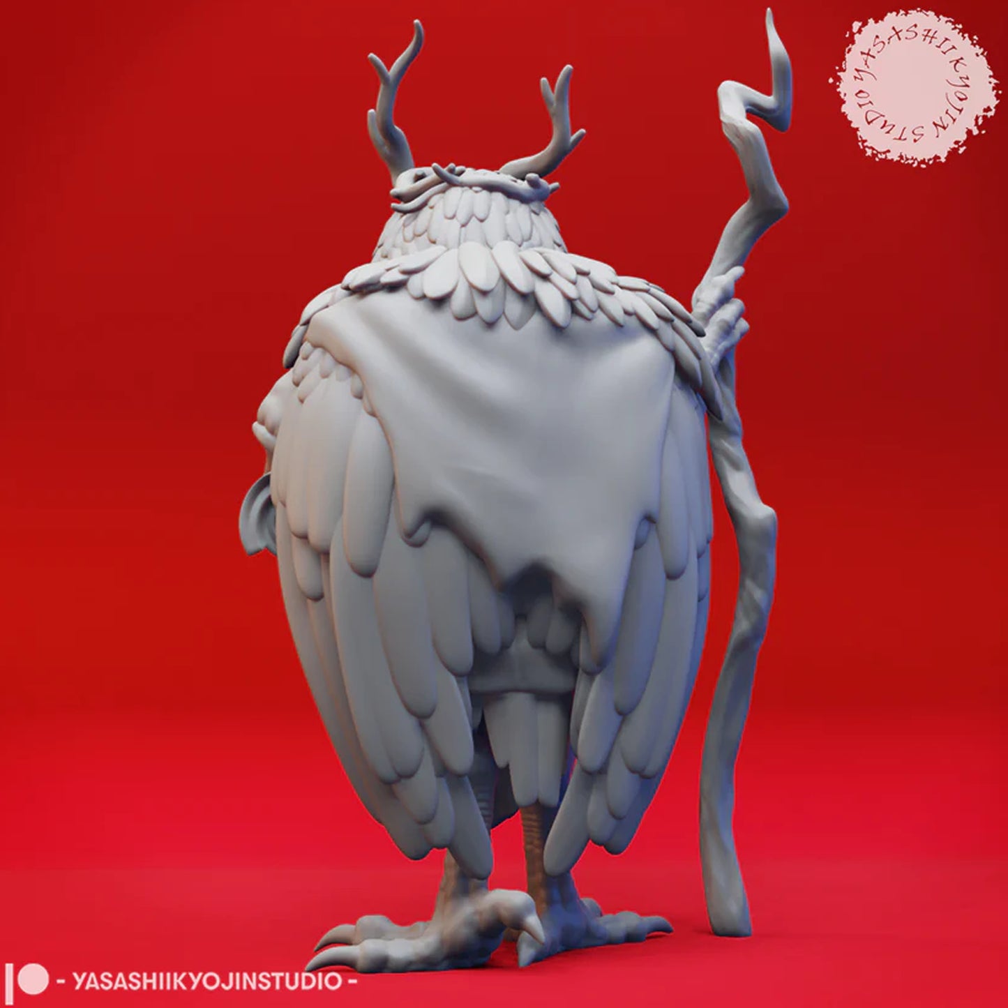 YKS Miniatures - Owlin - Druid (M)