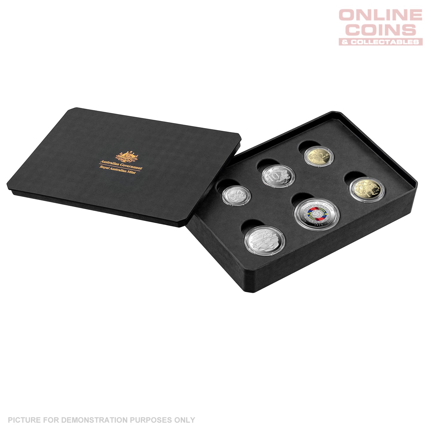 2025 Six-Coin Coloured Proof Year Set - 50th Anniversary of the Australian Honours and Awards System