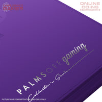 Palms Off Gaming Collector's Series Top Loader Zip Binder - 9 Pocket - PURPLE