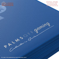 Palms Off Gaming Collector's Series Top Loader Zip Binder - 4 Pocket - BLUE