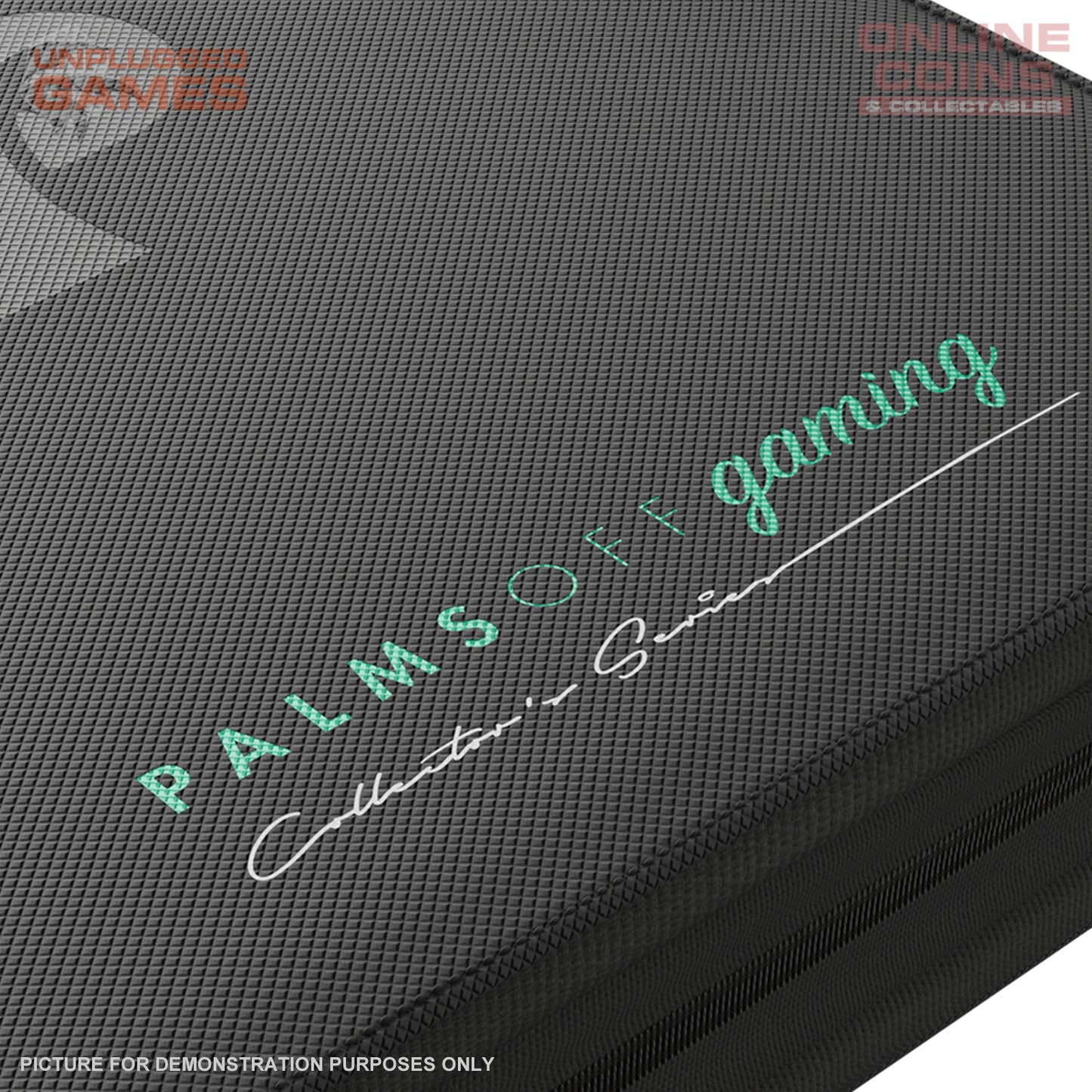 Palms Off Gaming Collector's Series Top Loader Zip Binder - 4 Pocket - BLACK