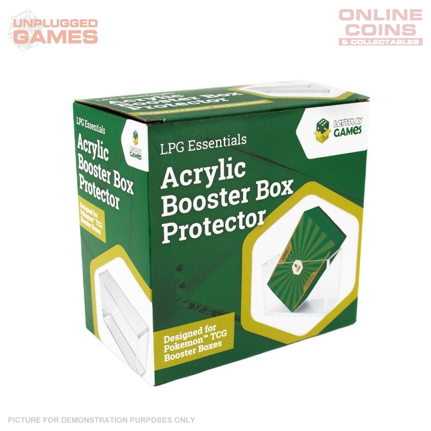 LPG Acrylic Booster Box Protector - Pokemon Bosoter Box Size Online Coins and Collectables LPG Acrylic Booster Box Protector - Pokemon Bosoter Box Size Online Coins and Collectables