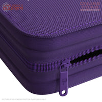 Palms Off Gaming Collector's Series Top Loader Zip Binder - 4 Pocket - PURPLE