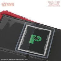 Palms Off Gaming Collector's Series Top Loader Zip Binder - 4 Pocket - RED