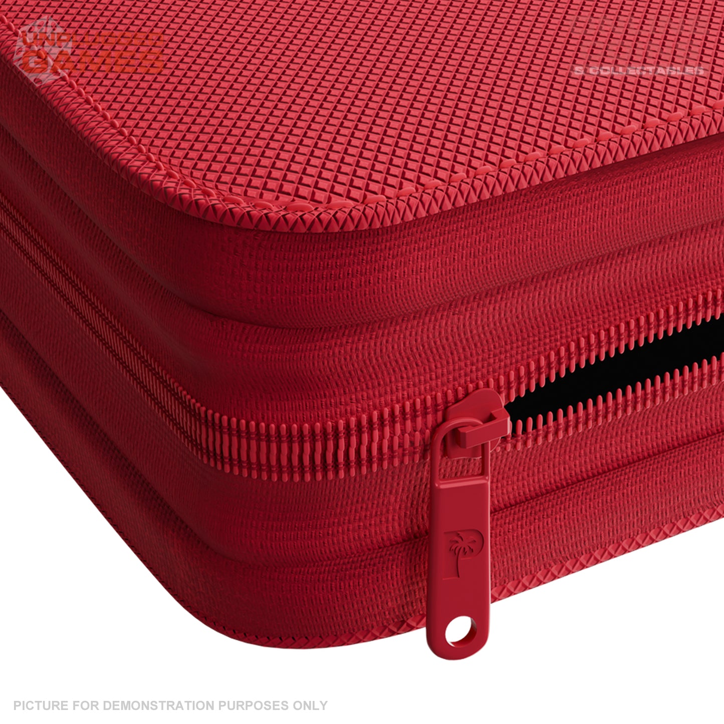 Palms Off Gaming Collector's Series Top Loader Zip Binder - 4 Pocket - RED