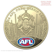 2024 - Royal Australian Mint - AFL & AFLW Premireship Coloured UNC $1 Coin Pair