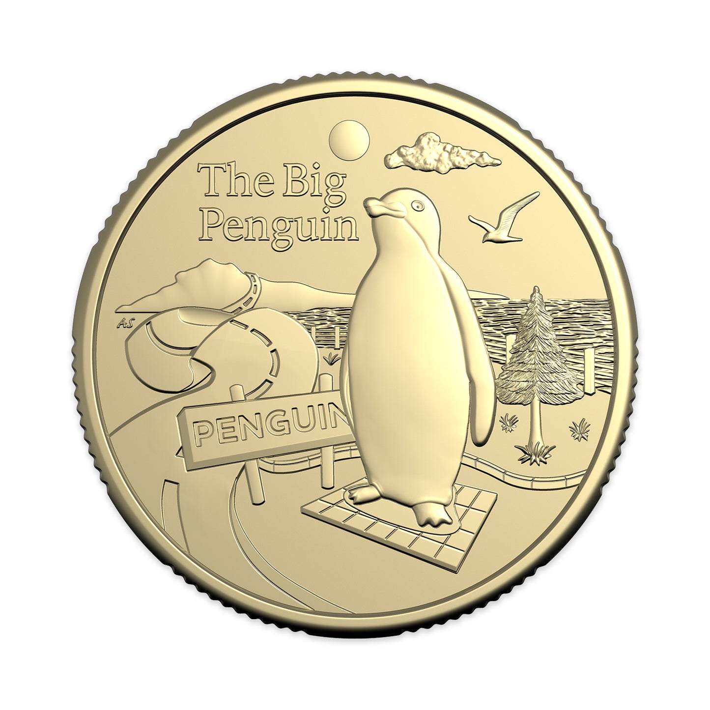 2025 Aussie Big Things 2 - Uncirculated $1 Coin in Card -  The Big Penguin