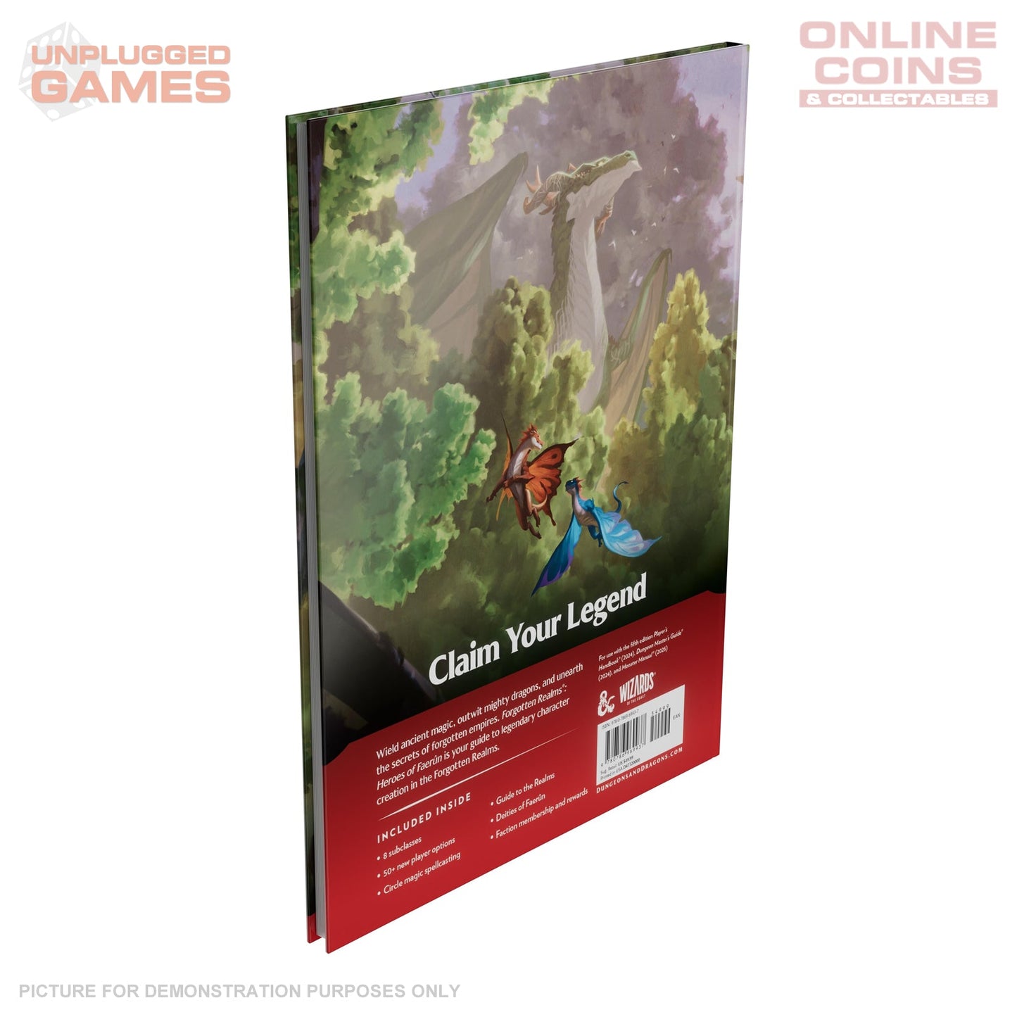 Dungeons & Dragons - Forgotten Realms - Heroes of Faerun Player Expansion - Hardcover Book - PREORDER