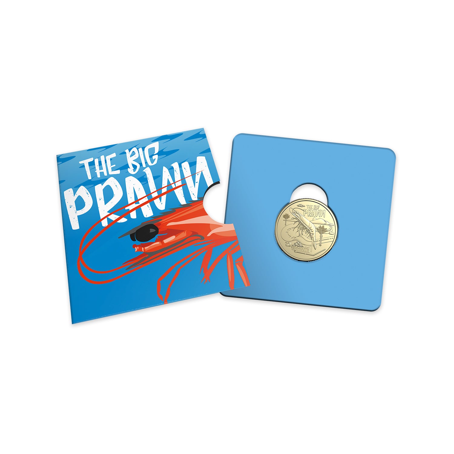 2025 Aussie Big Things 2 - Uncirculated $1 Coin in Card -  The Big Prawn