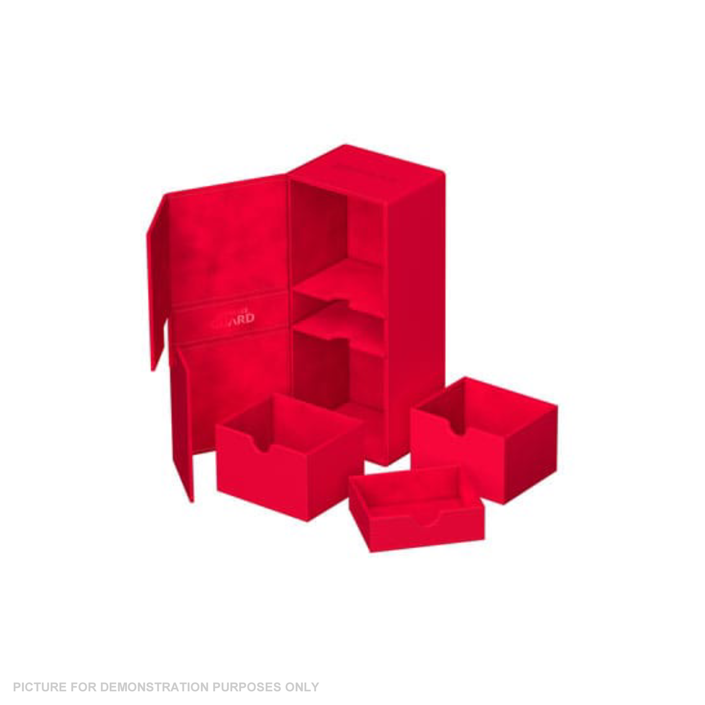 Ultimate Guard Twin Flip 'n Tray 266+ Xenoskin Deck Box - RED