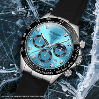 Cudworth Apex Chronograph Turquoise & Silicone