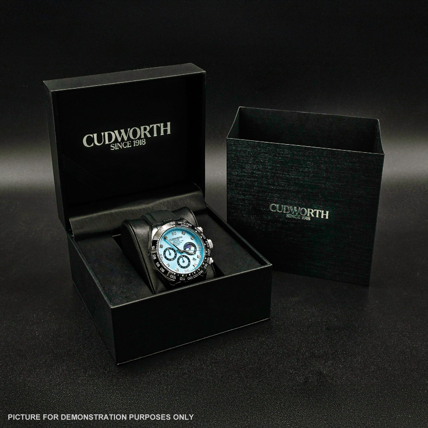 Cudworth Apex Chronograph Turquoise & Silicone