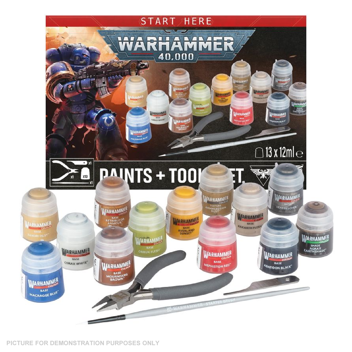 Warhammer 40,000 - Paints + Tools Set