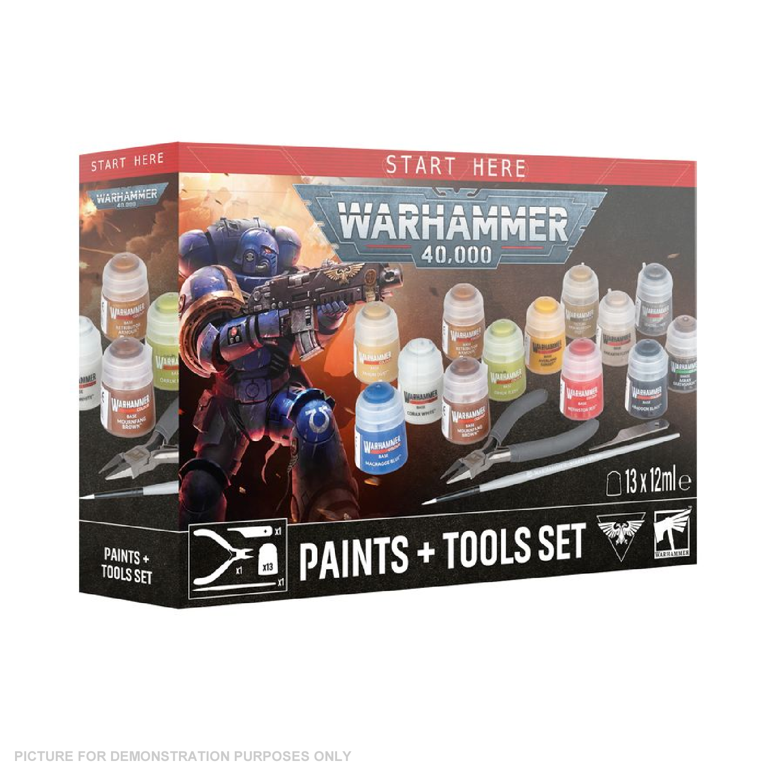 Warhammer 40,000 - Paints + Tools Set