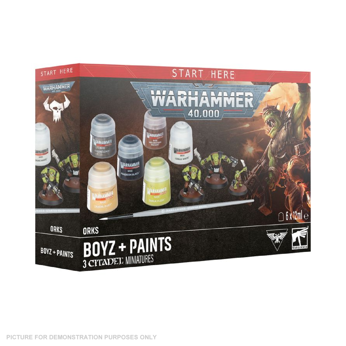 Warhammer 40,000 - Starter Set - Orks Boyz + Paints