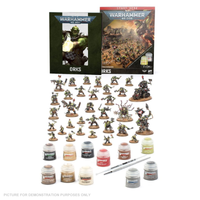 Warhammer 40,000 - Getting Started With Orks Introductory Kit + Paints