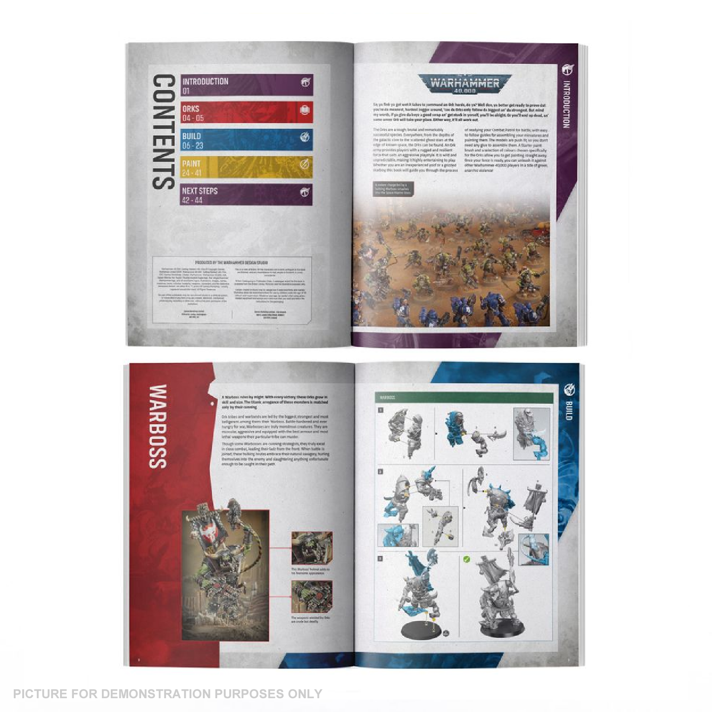 Warhammer 40,000 - Getting Started With Orks Introductory Kit + Paints