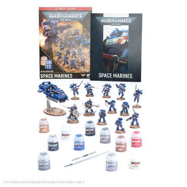 Warhammer 40,000 - Getting Started With Space Marines Introductory Kit + Paints
