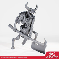 YKS Miniatures - Minotaur - Skeleton - (L)