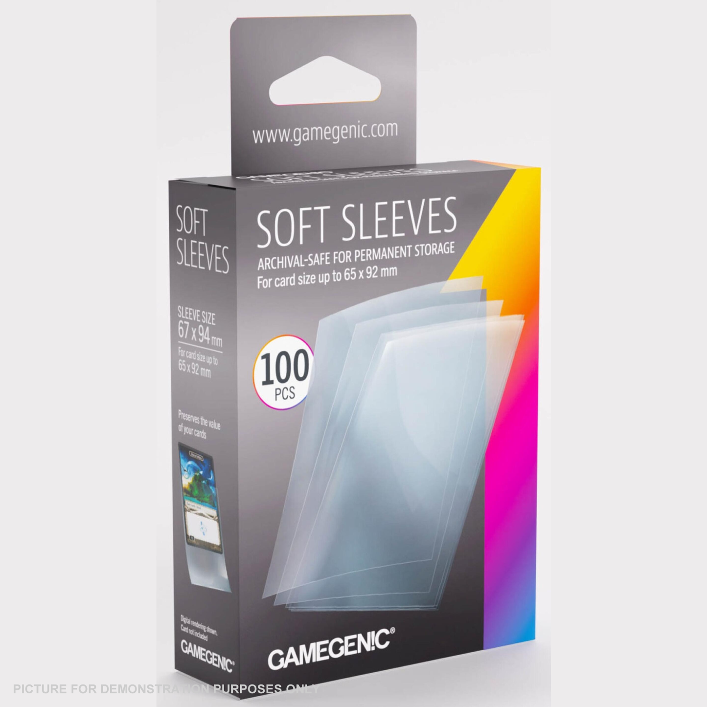 Gamegenic Soft Card Sleeves - SOFT - (100 Sleeves Per Pack)